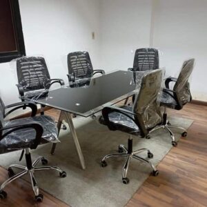 ترابيزة إجتماعات زجاج سكيوريت ضد الكسر