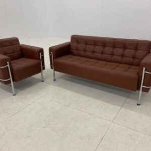 طقم انتريه مكتبي لون بني